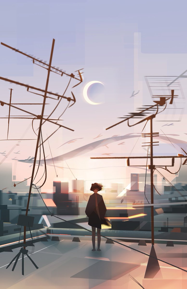Adobe's tweet image. Drawing inspiration from scenes and 📷's of Japan's landscape, illustrator Jenny Yu creates magical "Cityscapes:" adobe.ly/2sPFtUp