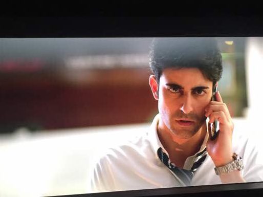 Clicked from the screen.. #Aksar2 @ananthmahadevan