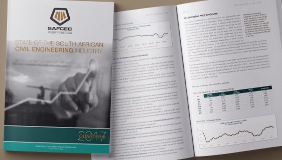 SAFCEC's tweet photo. SAFCEC State of the Industry Q2 2017 Report released https://t.co/H1zeR4HOVt #ReadyToDeliver https://t.co/EHeA4FpTGD