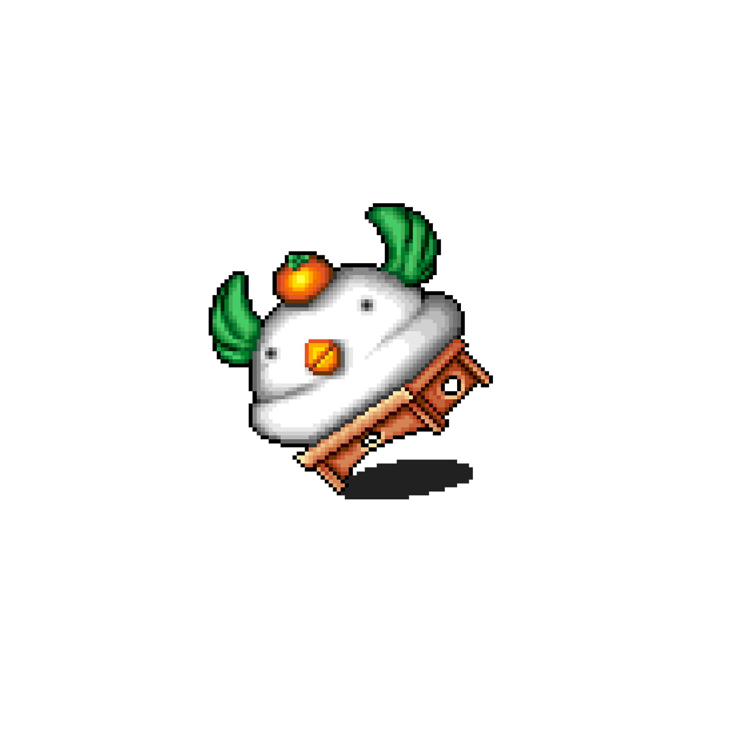 半熟英雄 公式 今日の エッグモンスター 毎月28日は にわとりの日 のようだな にわとりではないが 半熟英雄 には おめでとり が登場するぞ 頭についているみかんのしるで 敵を攻撃するんだ