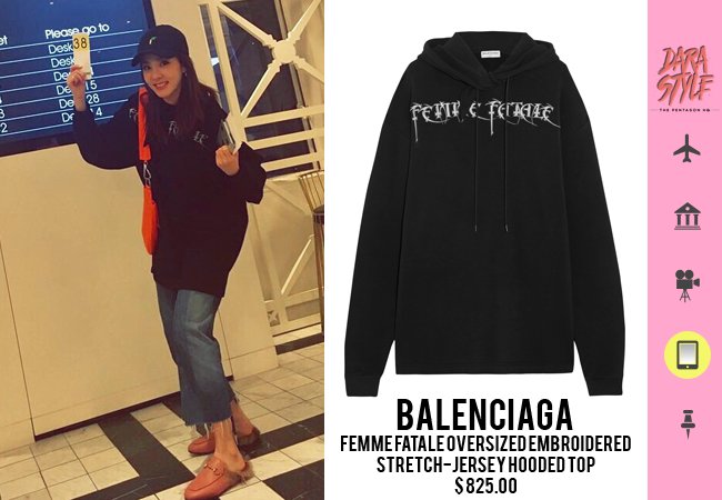 balenciaga femme fatale hoodie