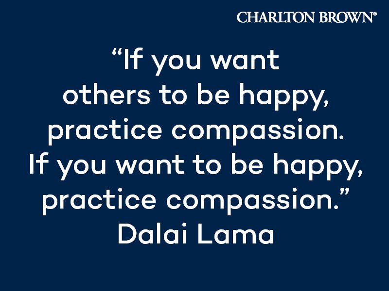 The secret to #happiness #careersincaring #compassion #dalailama