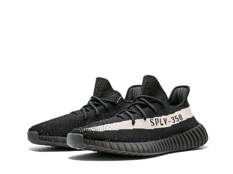 real black and white yeezys