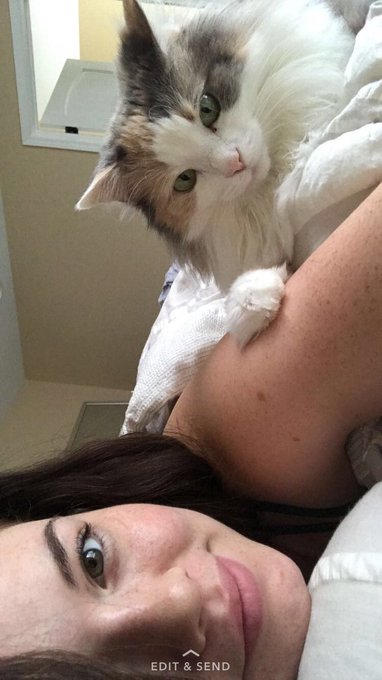 Belle loves me and I love her 💕😻 https://t.co/GaErVPUchp<a href="/tag/newprofilepic"class="tags"><span>#newprofilepic</span></a>