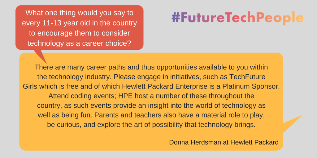 QuoteHerTech's tweet photo. This weeks #TechExpertNews words of wisdom come from @dmsenterpriseDirector at @HP #WisdomWednesday #WomenInTech https://t.co/iXKDZ6Lmxc https://t.co/QWllFIJ8MQ