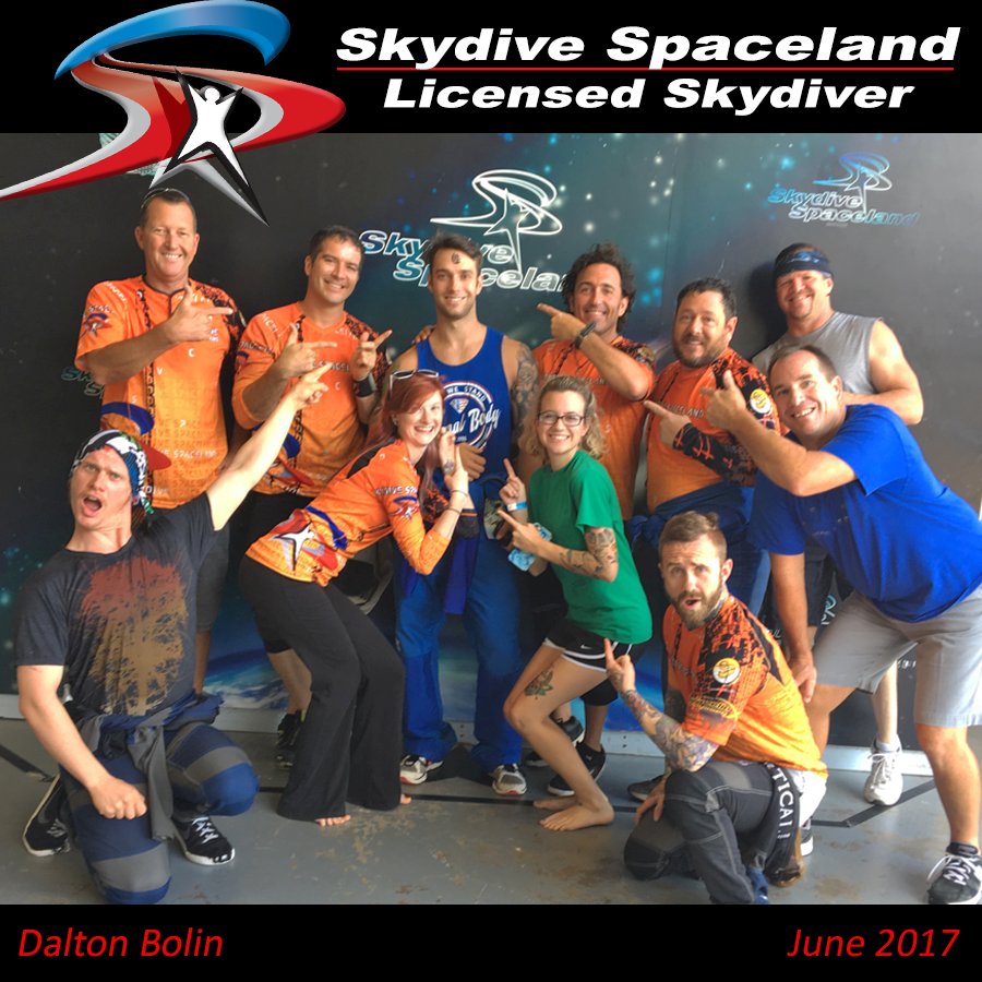 SDSpaceland's tweet photo. Dalton Bolin just got his 'A' license! Big congrats! #AnotherDayAnotherLicense #SpacelandGrad #SoloBellyLookingToBuild https://t.co/fuyOsRKsSD