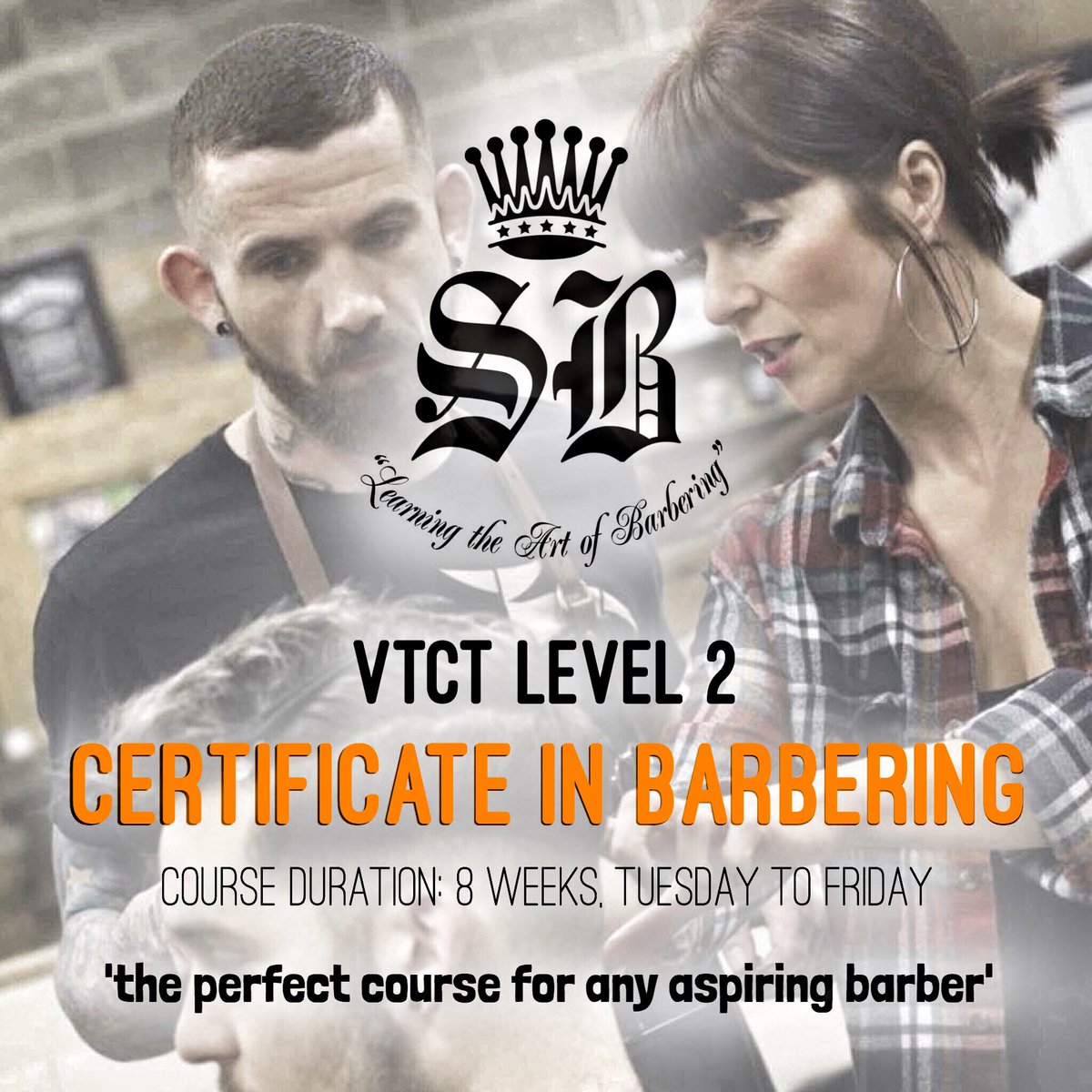 sb_academies's tweet photo. Our 8 week Level 2 'beginner' barbering qualification is the perfect entry level course for anyone looking to become an accomplished barber. https://t.co/JHBHAGcKG8