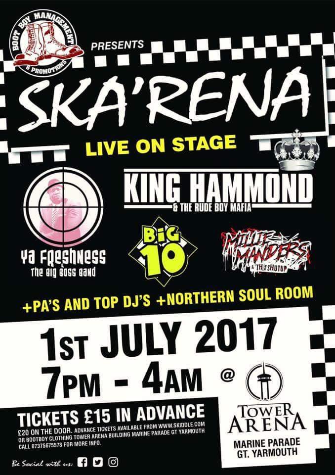 skiddle.com/whats-on/Great…      #TowerArena #GreatYarmouth #ska #northernsoul #djs #livemusic  #eastcoast #party #skank