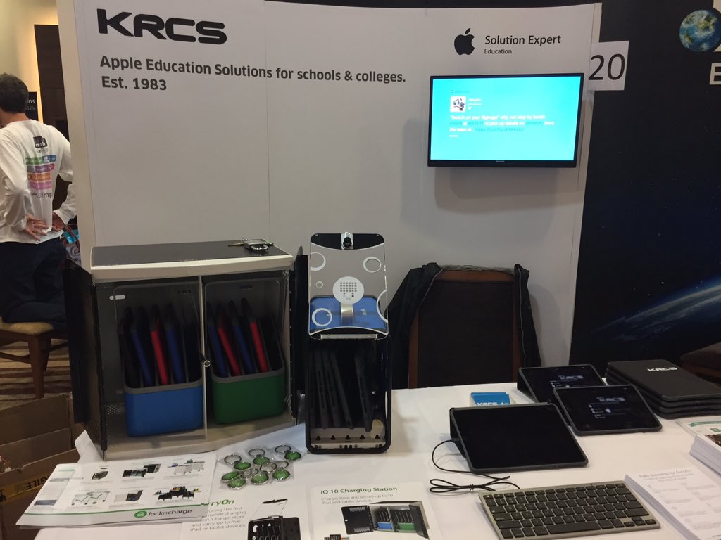 glynrozier's tweet photo. @krcs_education here for day 2 of #E2BN with @LocknCharge and @trilbytv so come and see us https://t.co/xp3olAxLbM