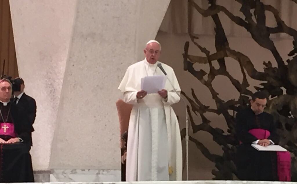 CislNazionale's tweet photo. #CrescerePerIlFuturo #PapaFrancesco alla #Cisl: non c'è una buona società senza un buon #sindacato https://t.co/7JZDVfauoS