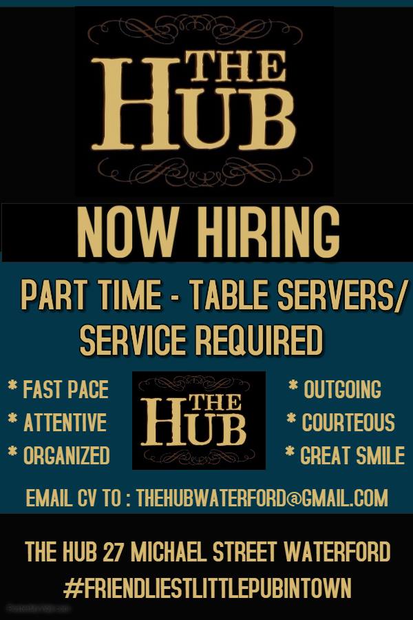 We are now hiring and looking for part time - table servers / floor staff