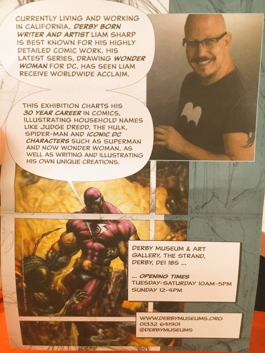 DerbyDaysOut's tweet photo. You could visit the  @LiamRSharp exhibition at @derbymuseums again and again and still find something that you didn't spot before. Amazing! https://t.co/sRTspaAOIn