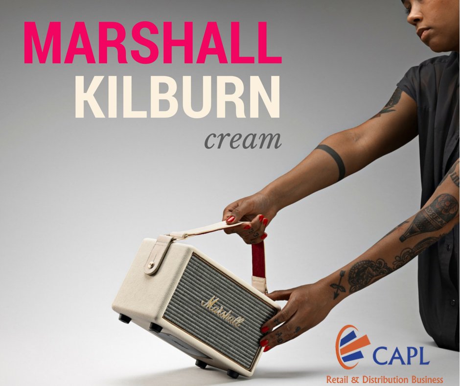 ChdCapl's tweet photo. A closer look at the Marshall Charanjeet Associates Pvt. Ltd. You can still purchase this limited edition speaker from #CAPL Chandigarh https://t.co/7XQYW62uyC