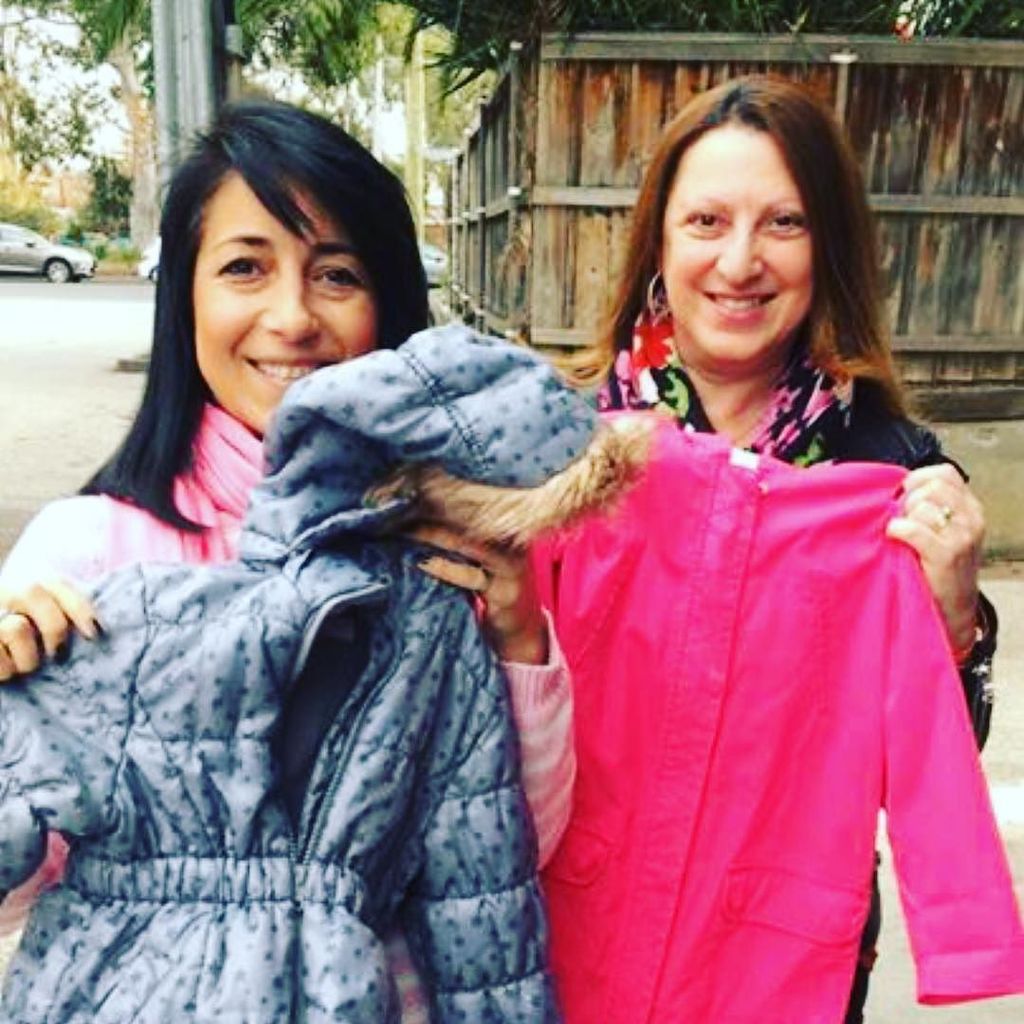 StKildaMums's tweet photo. This is Natali and Rita from Caulfield Grammar School in Wheelers Hill with their coat drive. #keepbabywarm #keepk… https://t.co/5IYqe9O2Na https://t.co/sZCwQe7sGs