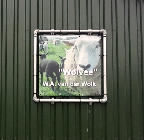 #zeildoek #frame Hangt er mooi bij.