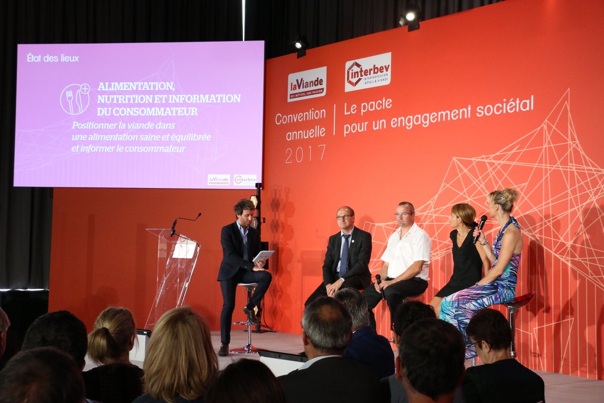 Interbev_fr's tweet photo. "#Viande Les attentes du consommateur sont: Équilibre alimentaire, Traçabilité, Modes de préparation" P. Poignet Diététicienne #ConvINTERBEV https://t.co/sn1amdSIzC