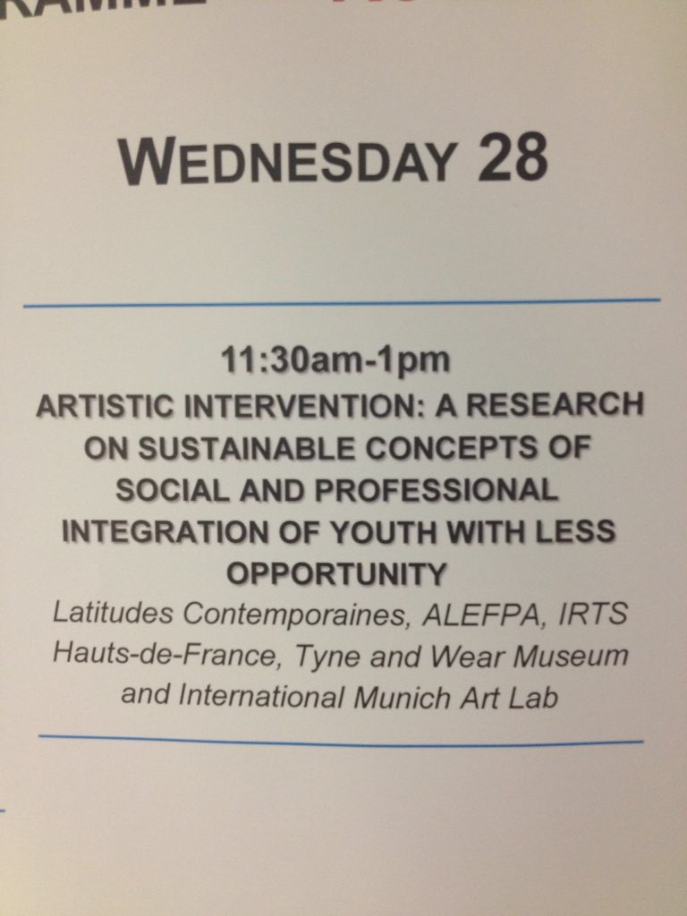 margaudst's tweet photo. Don't miss the project presentation of IRTS Hauts de France in Sabatier B!#offprogramme #EASSW2017 https://t.co/tZCyZGUP63