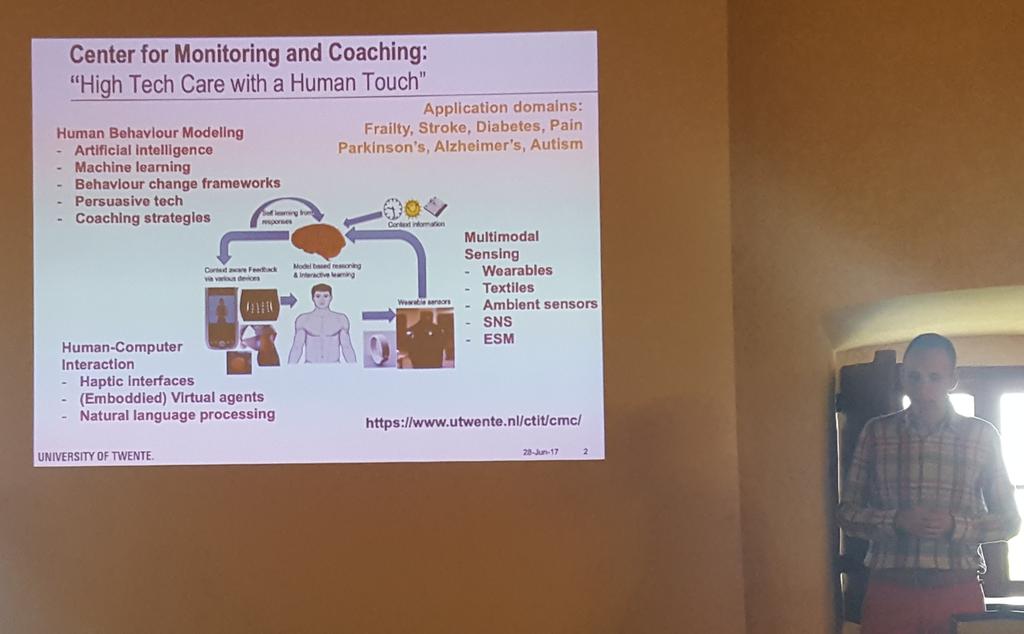 Great pleasure to introduce #sensor #data #processing for #behaviour #recognition @ #connectedhealth #summerschool <a href="/utwenteEN/">University of Twente (inactive)</a> <a href="/CMCUtwente/">CMC</a>