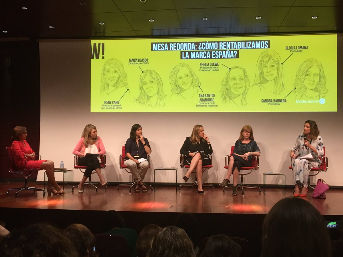 @SheilaLoeweb,@anasantos aramburu,@irenecano,@mariablasco y @GloriaLomana. Ejemplo para hacer Marca España cada una en su ámbito #ForbesW