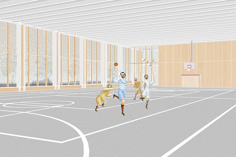 cabarchitectes's tweet photo. CONCOURS GAGNE ! 
> Equipement sportif au-dessus du périphérique, avec Bourbouze+Graindorge, architectes de la résidence étudiant mitoyenne. https://t.co/IsQYNQOoYo