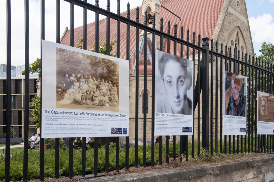 UniofOxford's tweet photo. Look out for the #GapsBetween installation around the city during #OxOpenDays, and let us know who you see: https://t.co/rmqOZ4erDv https://t.co/9UfP4CYAdr