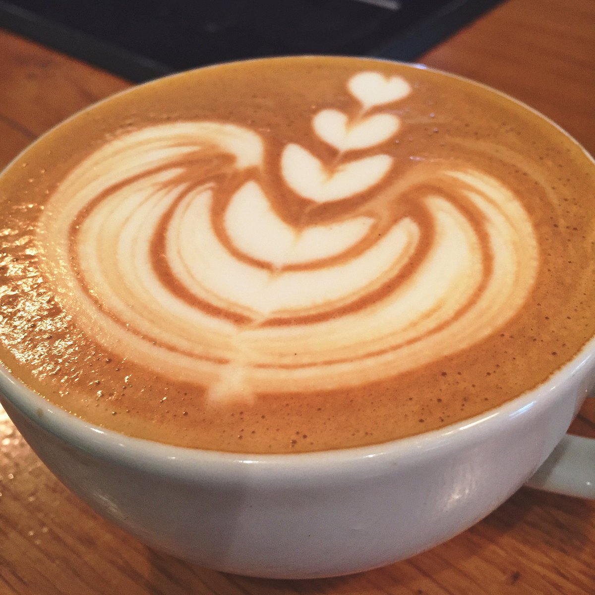 Put off the idea of a costa today? Yeah.. us too. Pop in for a #latte. We serve local @FandEcoffee and might even put a heart on top ;)