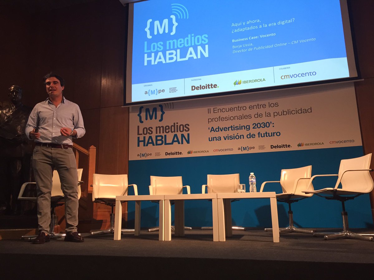<a href="/Borjaussia/">Borja Ussia</a> se pregunta si ¿Estamos adaptados a la era digital? #losmedioshablan @ampe <a href="/Deloitte/">Deloitte</a> <a href="/iberdrola/">Iberdrola</a> @cmvocento
