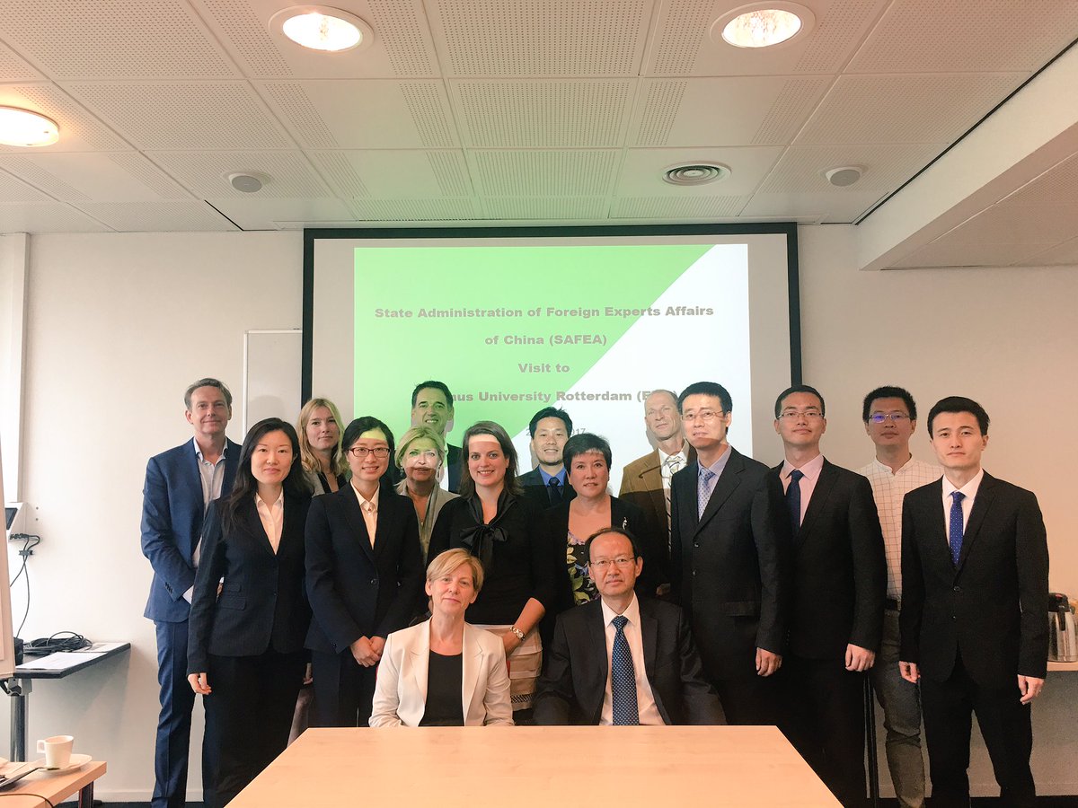 DrZhangYing's tweet photo. #RSMErasmus meeting with the State Administration of Foriegn Experts Affairs, P.R.China #ErasmusUni @SteefvdVelde https://t.co/tkKUGSu7KN