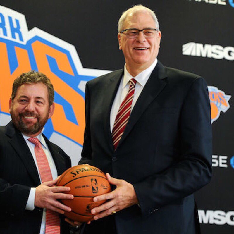 topftheworldent's tweet photo. The Sun will begin to rise if the #Knicks owner #JamesDolan as expected part ways with #PhilJackson. #Knickstape #NYC  #NBA #carmeloanthony https://t.co/m5CUNjYjHK