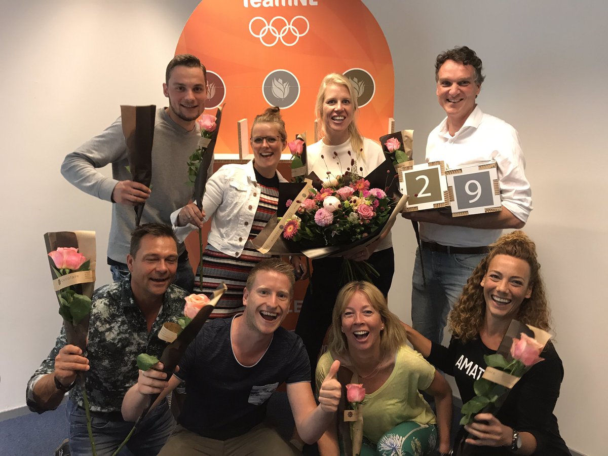 Samen terugblikken op #ecsg2017 #gent met Chef de Mission @JanineVermeule en crew! Hoeveel 🇱🇺medailles?!? 29!!! 🎉