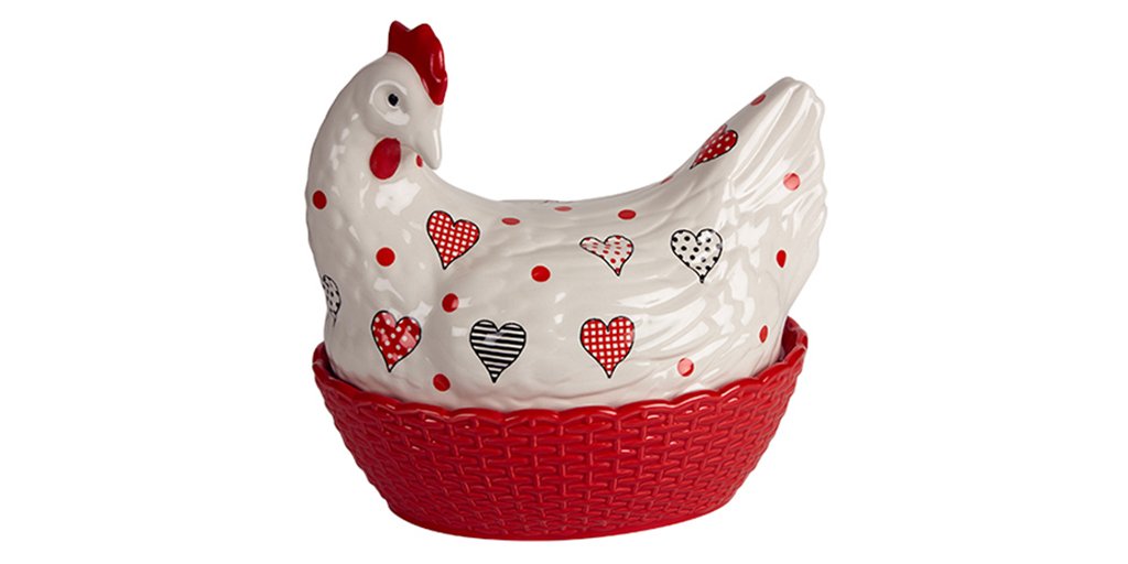 Meet Hannah Hen, she'll keep your eggs safe. Just one of the Fairmont &amp; Main egg store range just added to our site goo.gl/5F1U3d
