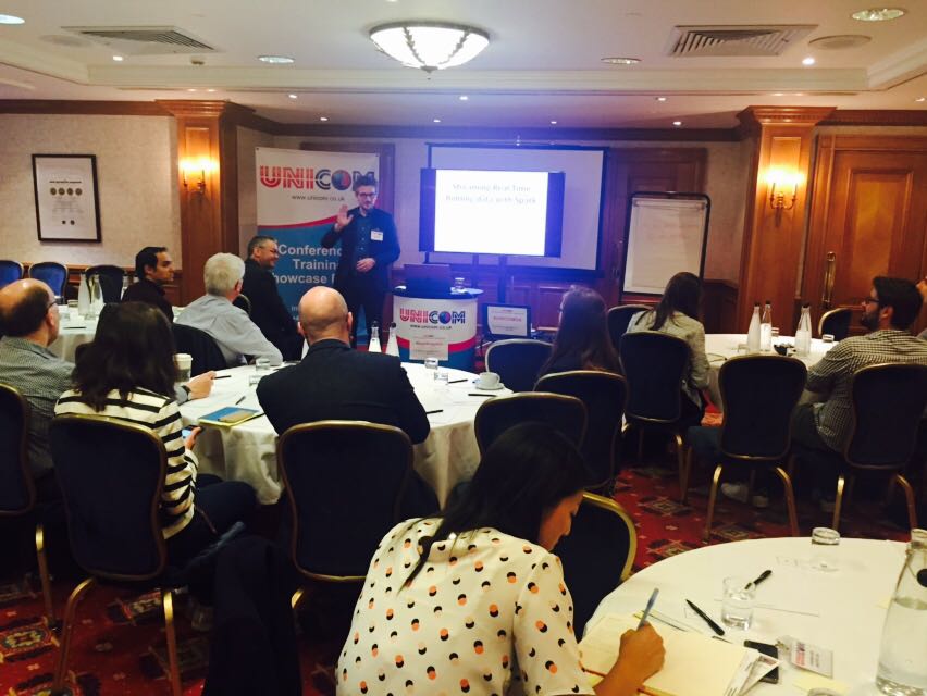 UNICOMSeminars's tweet image. Interesting talk on streaming #RealTime bidding data with Spark @A4G #DataAnalytics By Radek Maciaszek