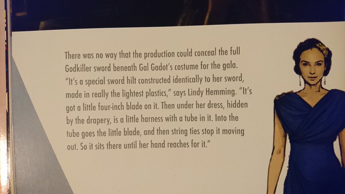 Tsutako's tweet photo. Handy detail from the Wonder Woman: the Art and Making of the Film book #WWgotyourback https://t.co/vDr32E7kNG