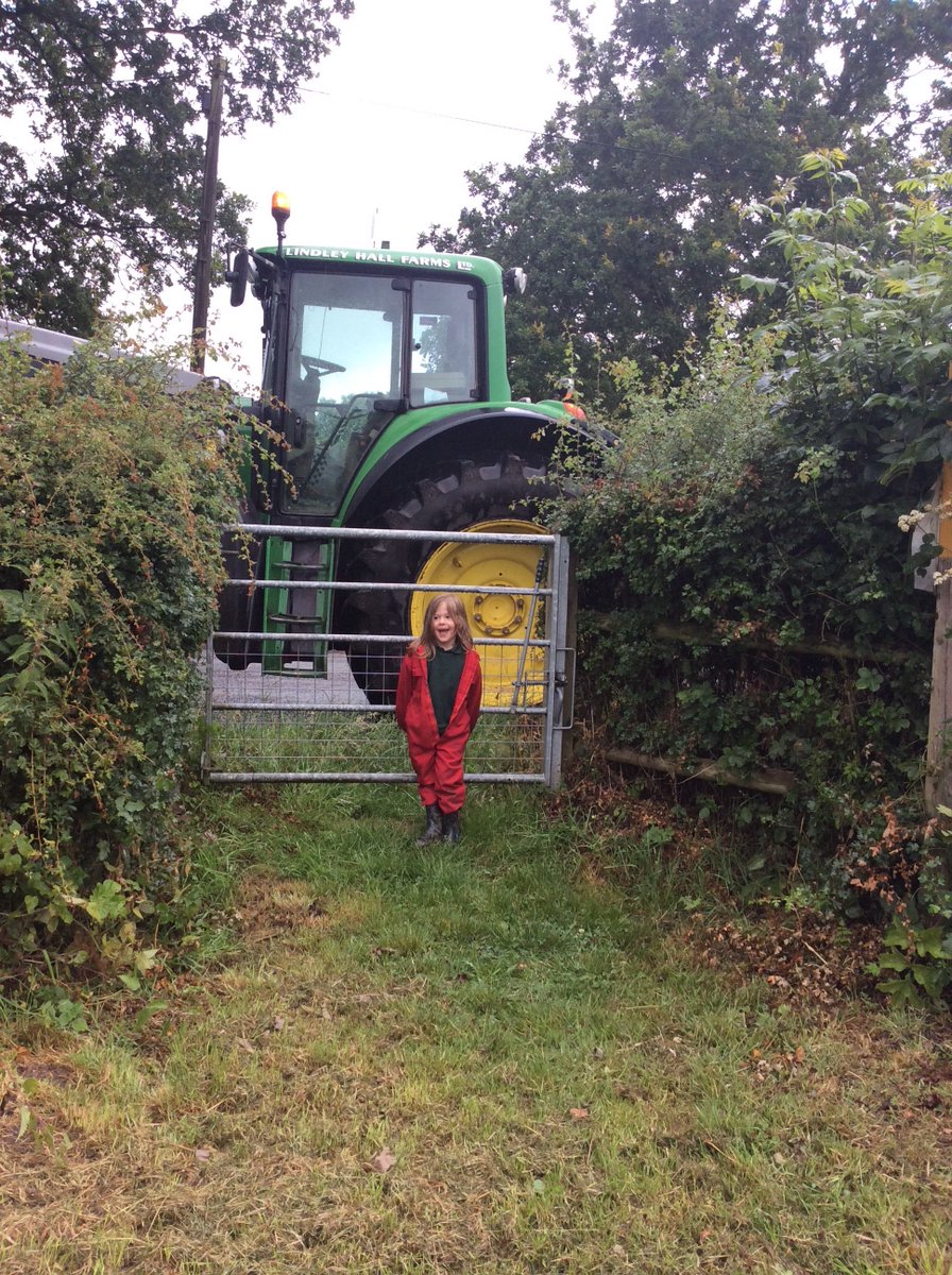 mvfsweb's tweet photo. Some members of Class 1 have helped bring the digger ready for some groundworks on the farm 🚜 #johndeere #farmschool #Countryside https://t.co/crHcfW0E8s