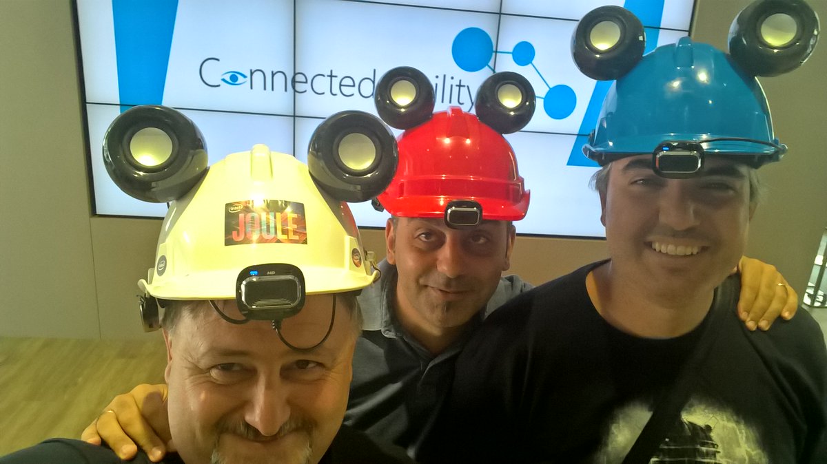 MarcoDalPino's tweet photo. The three #See4ME guys at #ConnectedAbility showcasing the app #MVPBuzz @MVPAward https://t.co/dyPvqnz3Bu /w @MarcoMinerva @RCappello