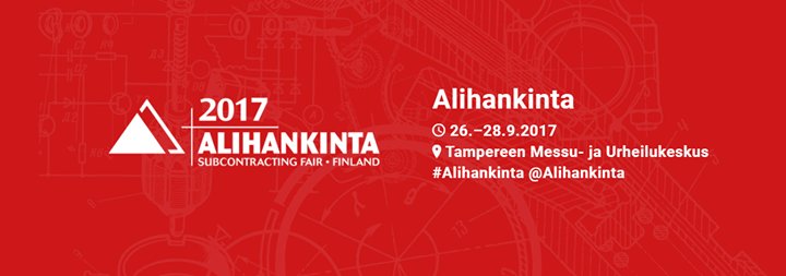 LinkDesignNews's tweet photo. LINKin löydät 26.-28.9.17 #Alihankinta messuilta. Tule tapaamaan meitä osastolle A 420 #teollisuus #messut #Tampere https://t.co/5wtlphfHXY