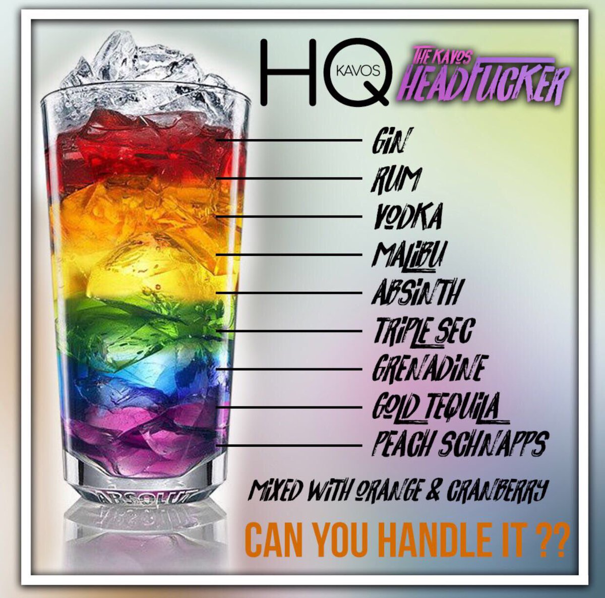 Coming to #kavos this #summer then check out <a href="/hqkavos/">HQKAVOS</a> 4 the HQ #headfucker guaranteed to get your night started in true Kávos style! #drink