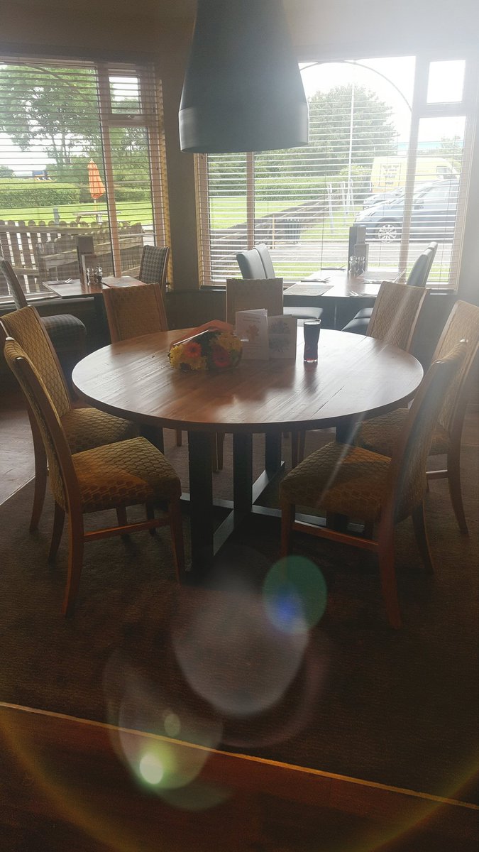 TonyMackell's tweet image. In Honour of Mr Stevenson we will not be using his table tonight, you will be a big miss, love everyone@MoorFarm Beefeater 😇💐 @WeAreSUGM