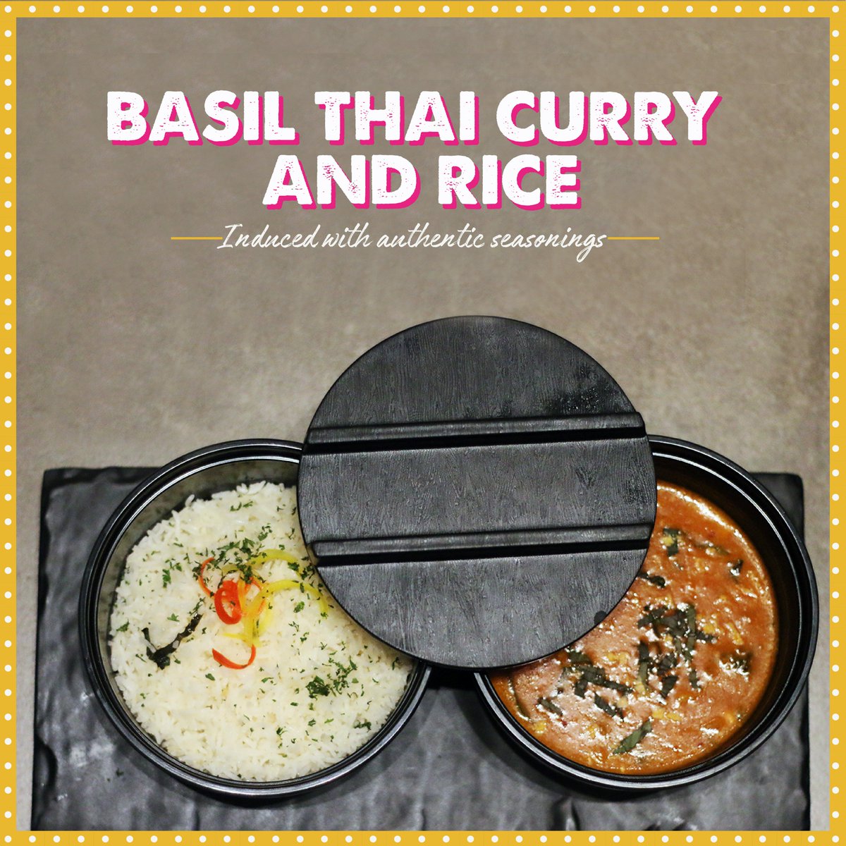 #BasilThaiCurryandRice induced with #authenticspices and #vegetables is a must try on your to-do list.
#TheLittleCafe #Foodgasam #Foodporn