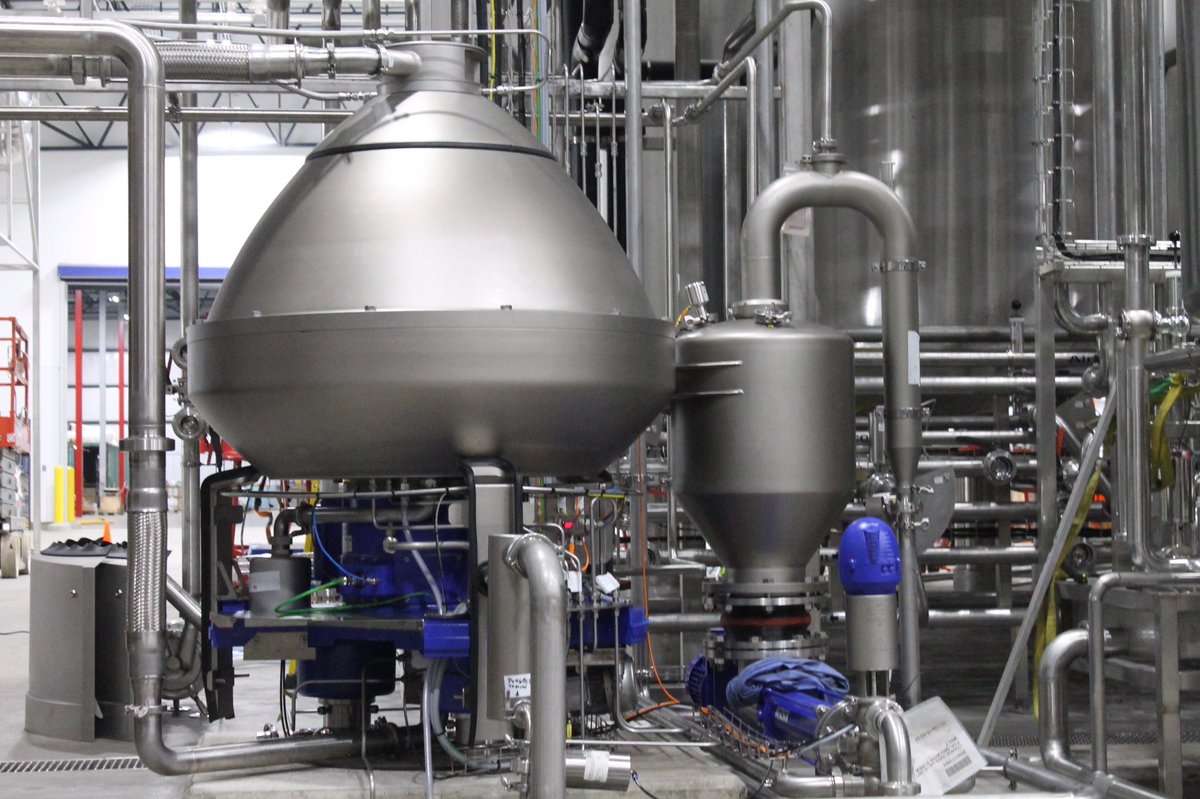 BrewDogUSA's tweet photo. We’re firing up the centrifuge today!

Which beer do you reckon is up for filtration first? https://t.co/DDWReOOKoM