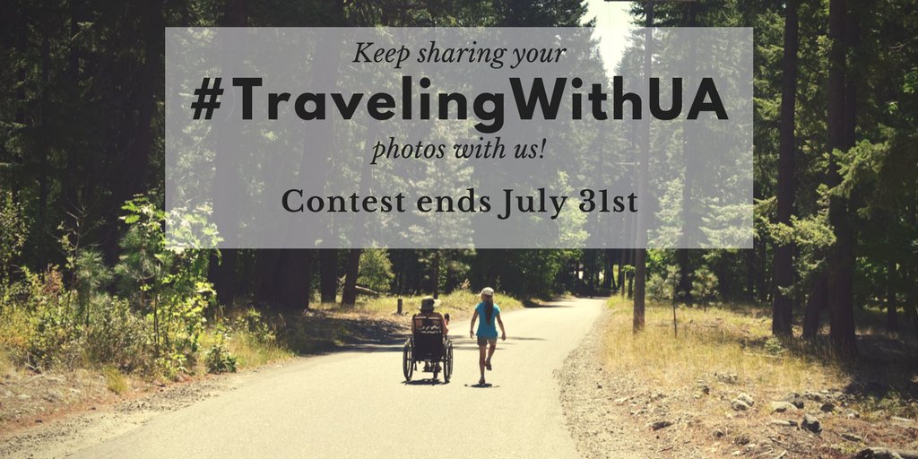 Don’t forget to post your #TravelingWithUA photos on Instagram for a chance to win one of our three prizes!