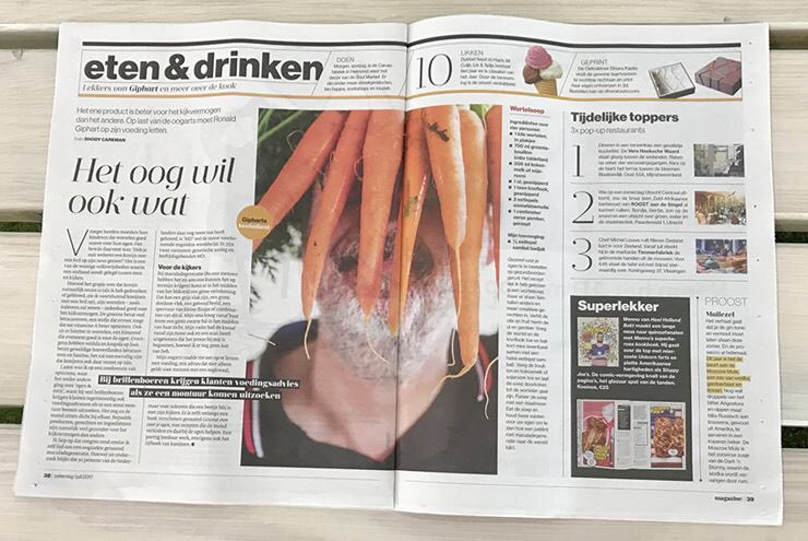 Bedankt @ronaldgiphart voor compliment! over gezond eten voor je ogen - vision-today.com/ronald-giphart…