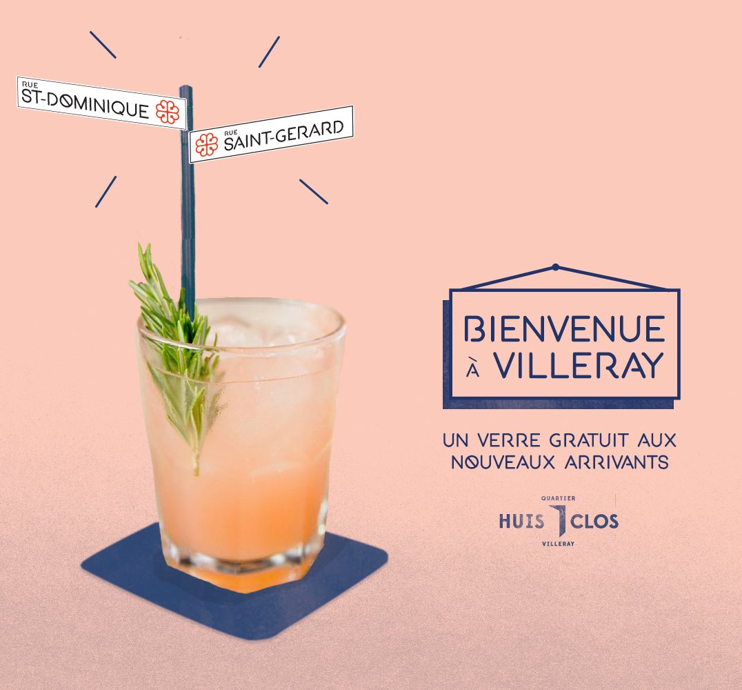 Chaque semaine de juillet, on paie un verre aux nouveaux résidents de 2 rues du quartier. St-Dominique ou St-Gérard? Montre-nous ton bail =🍹
