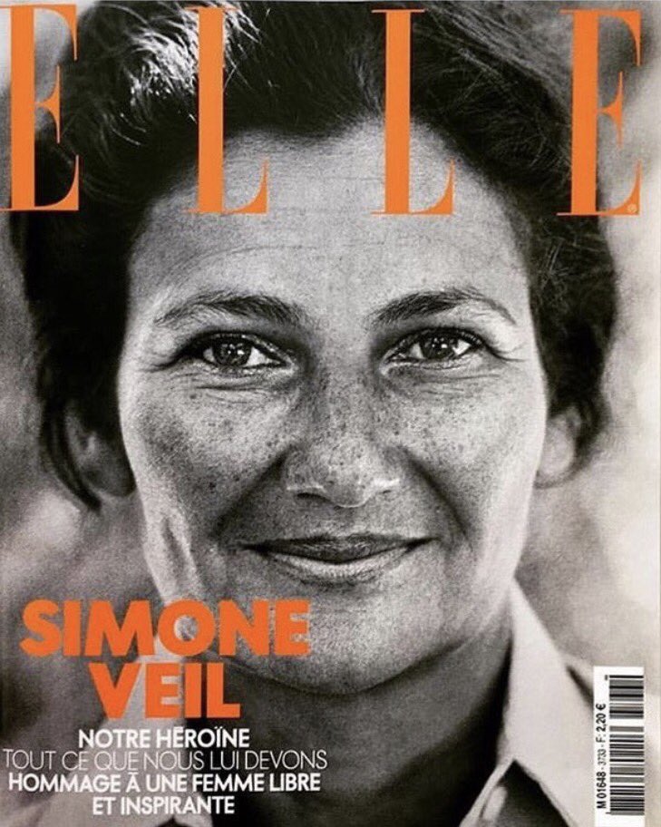 M.E.R.C.I #SimoneVeil 🙏🏼 #Héroïne #Inspirante #PassionCouv <a href="/ellefr/">olga cazacu</a>