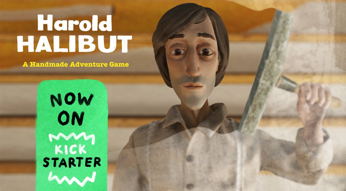 Harold Halibut is now on Kickstarter! helpharold.com 🕹️🚀🎉#indiegame #indiedev #gamedev #crowdfunding #kickstarter #gaming