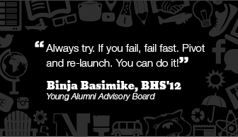 AlumniNU's tweet photo. Earlier this year, we asked #Northeastern alumni to give advice to #NU2017. Here’s what @AfricanCocktail had to say. #NUWordsofWisdom https://t.co/LAyRpVbw1c