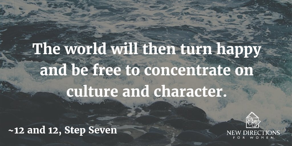 NDFW's tweet image. The world will then turn happy and be free to concentrate on culture and character. #12and12 #StepSeven