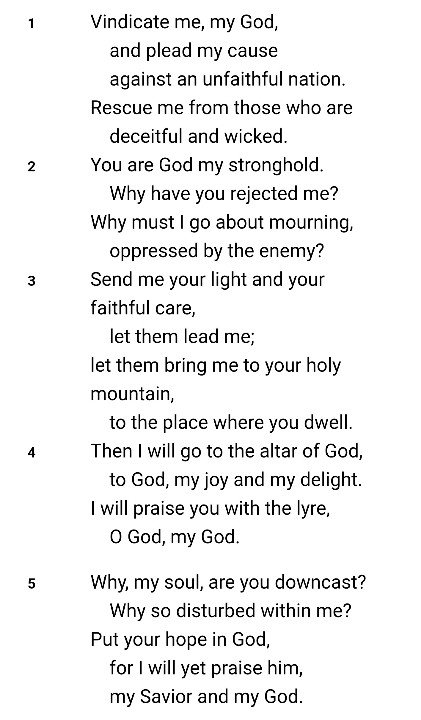 childrENvision's tweet photo. Reading the Word this morning I came across Psalm 43. Great reminder these days to not let the world cause despair. https://t.co/dnfmYu8xEw