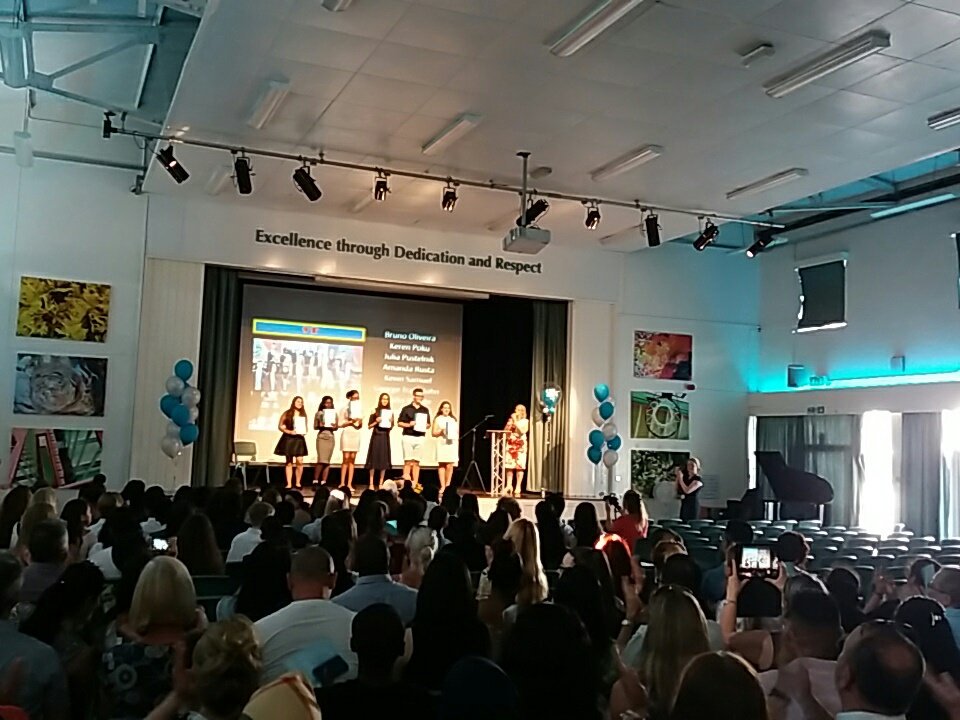 Looking good year 9. Super smart . No hidi g behind those certificates