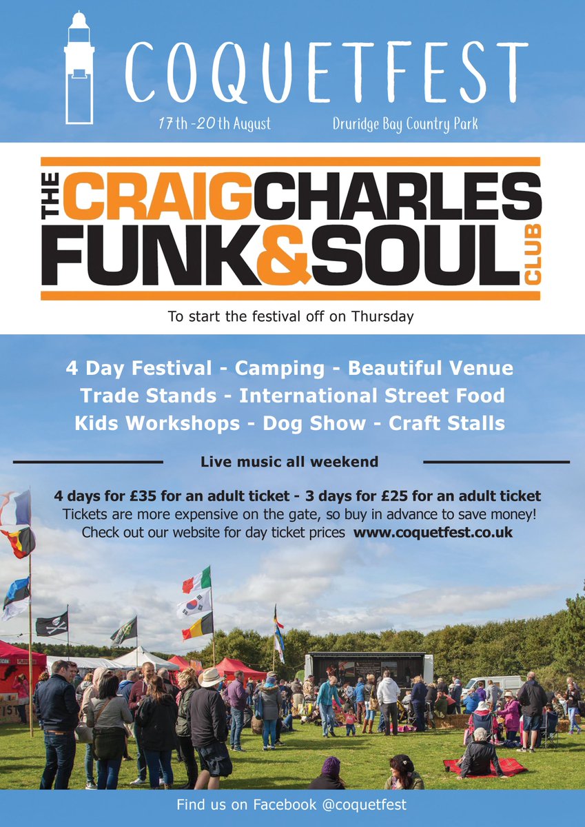 Coquetfest 2017!
Tickets for the Thursday are limited, make sure you don't miss out!
coquetfest.co.uk/tickets/